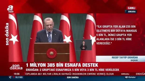 Son dakika: Başkan Erdoğan duyurdu: Sofi Nurettin etkisiz hale getirildi | Video