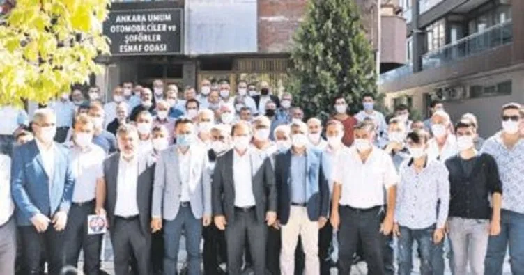 Ankara’da taksicilerden filyasyon ekiplerine destek