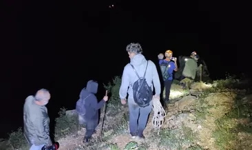 Yaylada mahsur kalan 4 kişi kurtarıldı