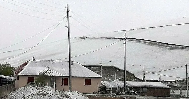 Gümüşhane’ye Haziran ayında kar yağdı