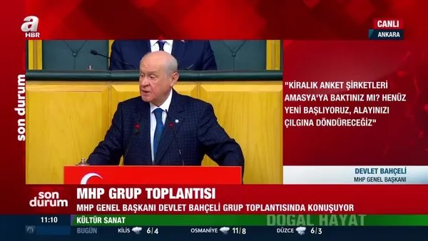 Son Dakika: MHP lideri Bahçeli'den önemli açıklamalar: 