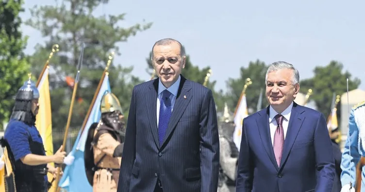 SON DAKİKA! Özbekistan Cumhurbaşkanı Ankara’da! Başkan Erdoğan karşıladı! Stratejik adımlar atılacak