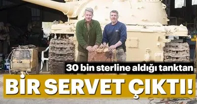 Satın aldığı tanktan servet çıktı!