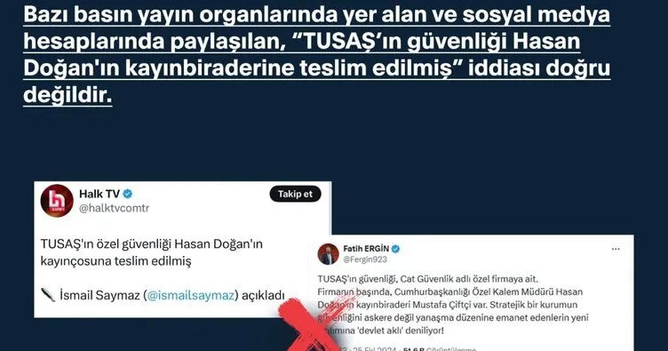 İsmail Saymaz’ın çirkin iftirasına yalanlama