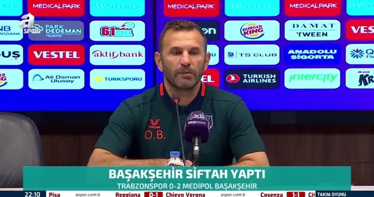 Başekşehir Teknik Direktörü Okan Buruk’tan Trabzonspor yorumu!