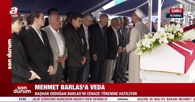 Başkan Erdoğan, Mehmet Barlas’ın cenazesine katıldı | Video