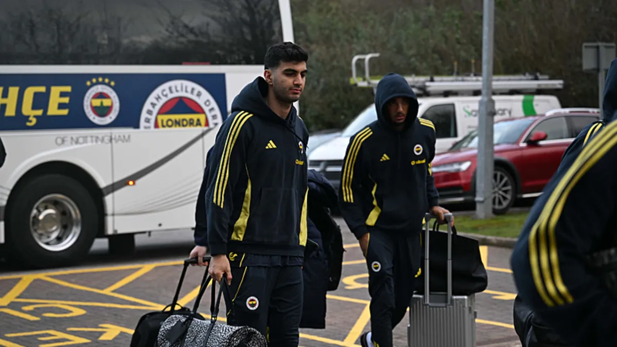 Fenerbahçe kafilesi Nottingham'a ulaştı!