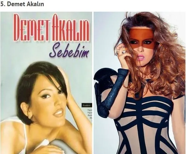 Ünlülerin kariyerlerindeki ilk imajları