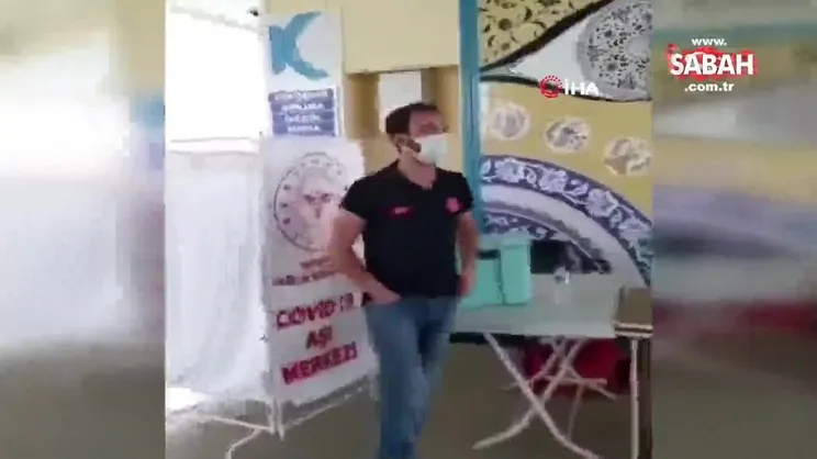 Kütahya Otogarı'nda ilginç aşı daveti | Video