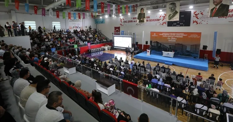 Gaziantep’te 1000 aile daha konut sahibi oldu