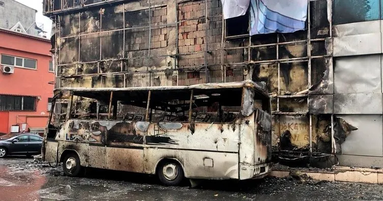 Kağıthane'deki midibüsü 23 suçtan kaydı olan suç makinesinin yaktığı belirlendi