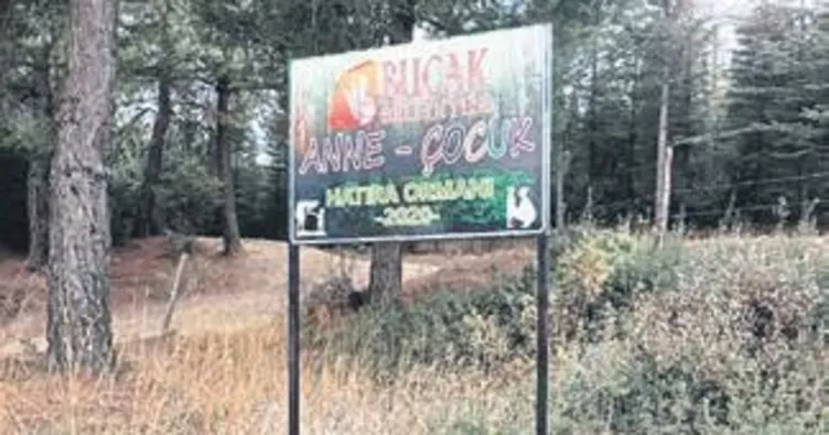 Anne ve çocuklara özel hatıra ormanı