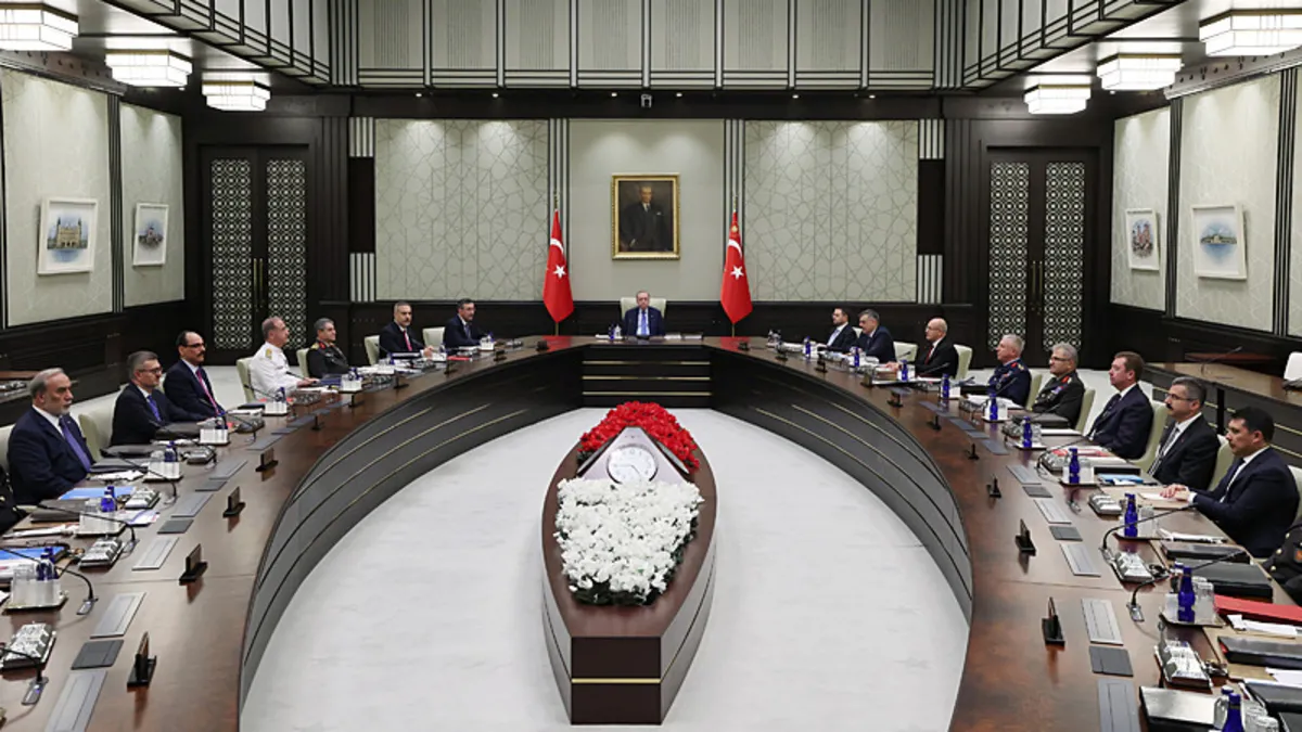 Milli Güvenlik Kurulu toplantısı sonrası Cumhurbaşkanlığı Külliyesi'nden görünüm