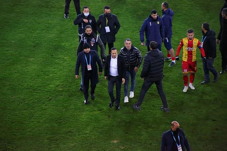 Son dakika: Yeni Malatyaspor - Kayserispor maçından sonra futbolcular ateş püskürdü! Haram zıkkım olsun...
