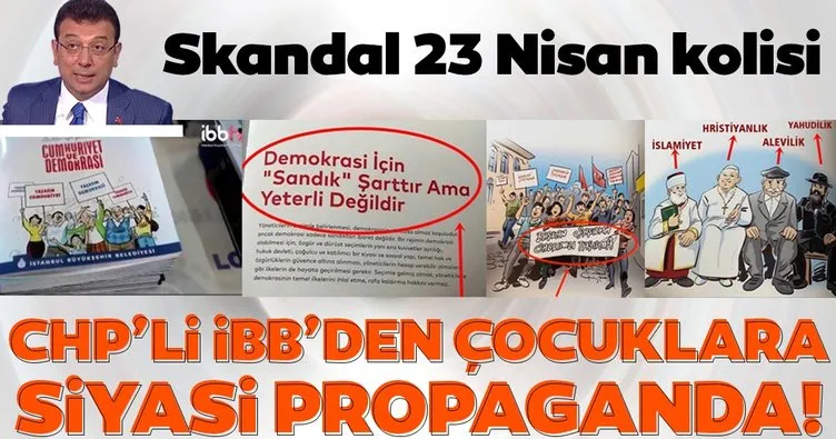 Skandal 23 Nisan kolisi! CHP’li İBB’den çocuklara siyasi propaganda
