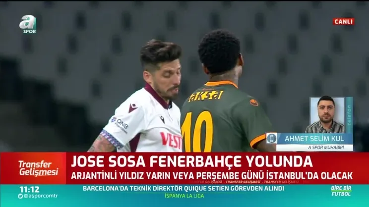 Transferde son dakika: Jose Sosa'nın geliş tarihi belli oldu! Fenerbahçe...