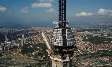 Çamlıca TV-Radyo Kulesi inşaatında sona yaklaşılıyor