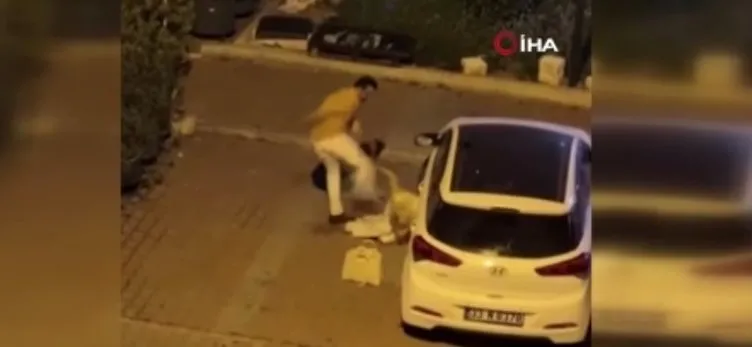 Erkek arkadaşı tarafından tekme-tokat dövüldü, yere yığıldı! İfadesi pes dedirtti