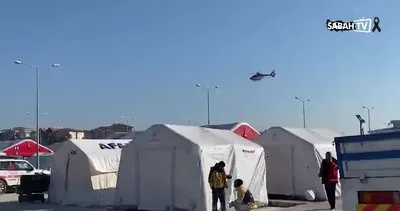 Hatay’da depremzedeler için AFAD tarafından çadırlar kuruldu | Video