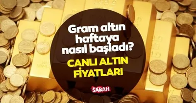 CANLI ALTIN FİYATLARI ALIŞ SATIŞ TABLOSU: Bugün gram, çeyrek, yarım, Cumhuriyet, tam altın ve 22 ayar bilezik ne kadar, kaç TL?