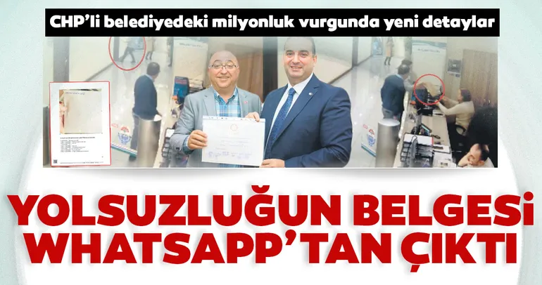 Yolsuzluğun belgesi WhatsApp’tan çıktı