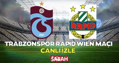 TRABZONSPOR RAPID WIEN MAÇI CANLI İZLE | Trabzonspor Rapid Wien maçı canlı yayın izle HD, kesintisiz