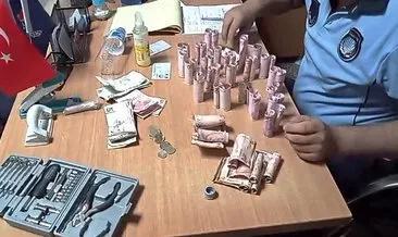 Dilencinin koltuk değneğinden 7 bin lira çıktı #sivas