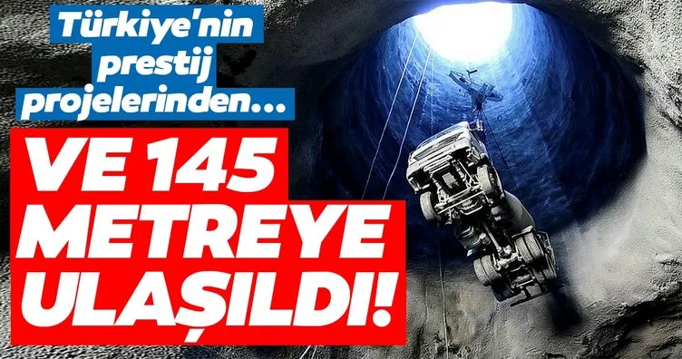 Türkiye’nin en yüksek baraj inşaatında 145 metre gövdeye ulaşıldı
