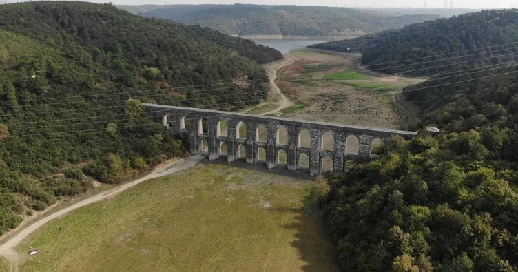 Alibeyköy Barajı kurudu