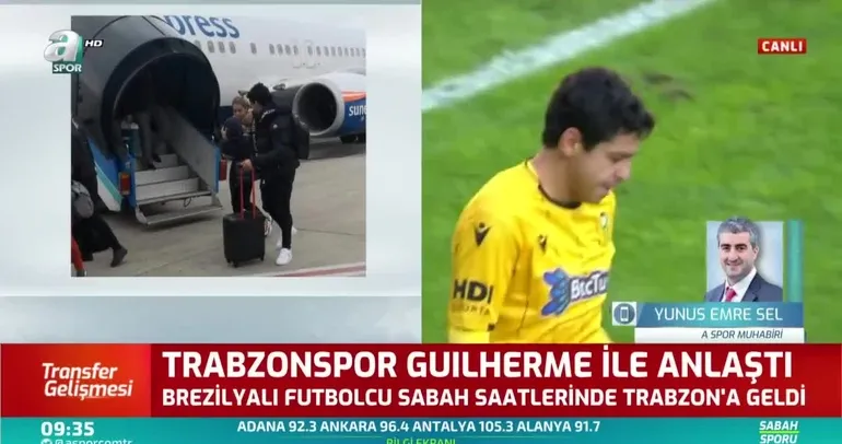 Trabzonspor Guilherme ile anlaştı