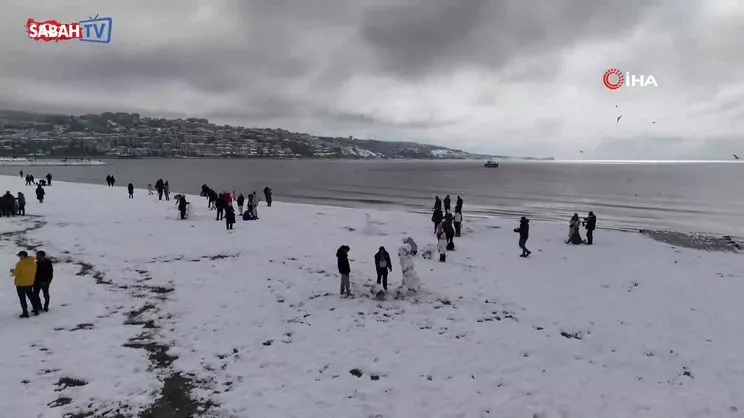 Büyükçekmece kartpostalları aratmayan görüntülere sahne oldu | Video