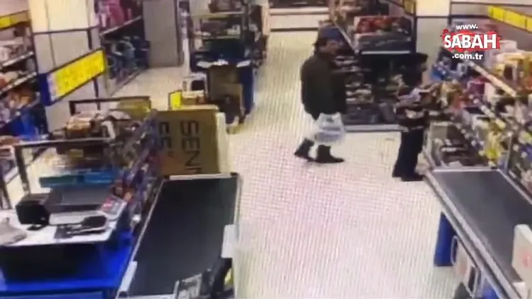 Metroda genç kızı taciz edip serbest bırakılan şahıs, markette küçük kızı taciz etti | Video