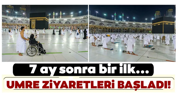 Yurt dışından gelen ilk umre grubu Suudi Arabistan'a ulaştı