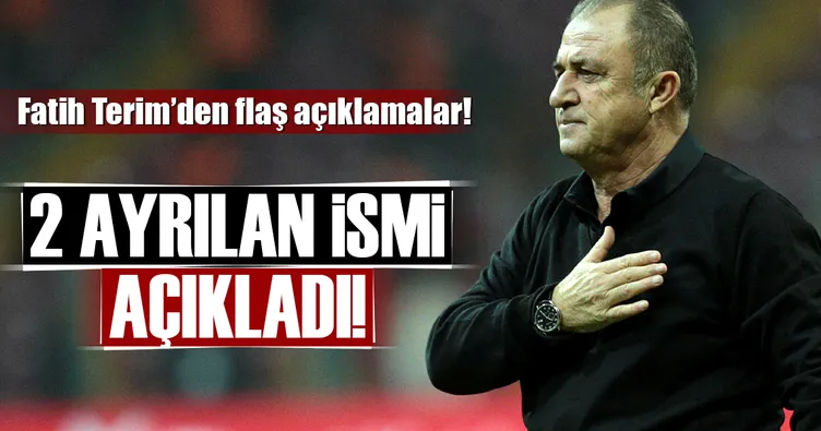 Fatih Terim’den flaş açıklamalar!
