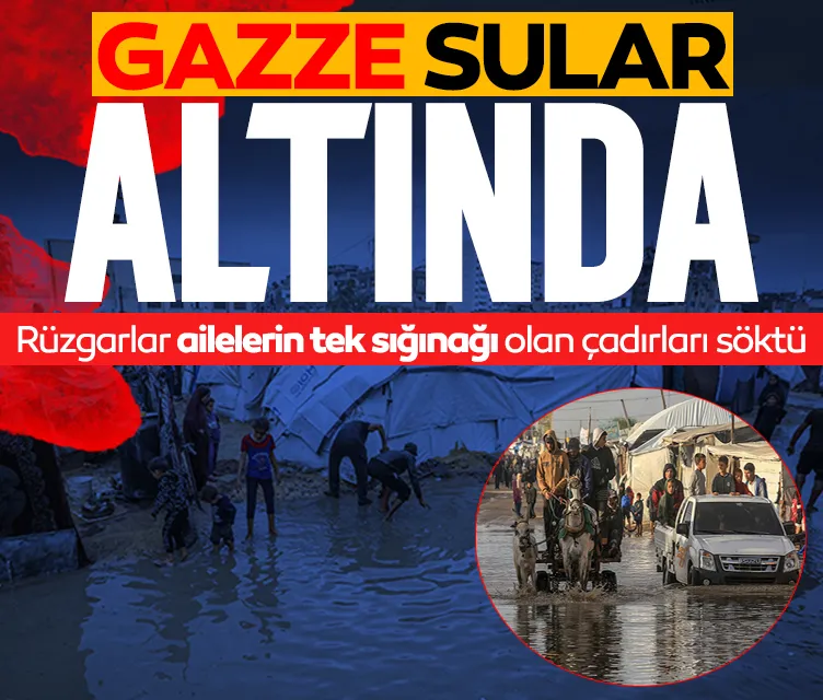 Gazze sular altında