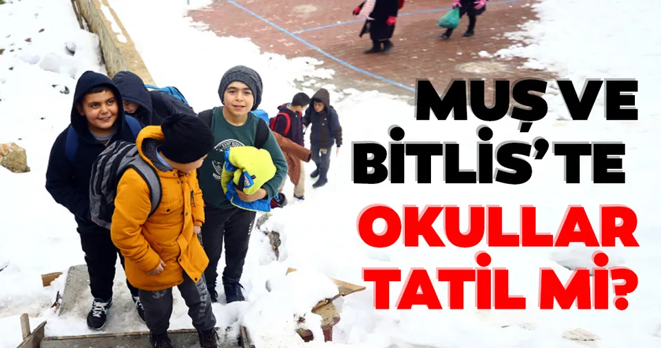 Bitlis Ve Mus Ta Yarin Okullar Tatil Mi 24 Subat Bitlis Ve Mus Ta