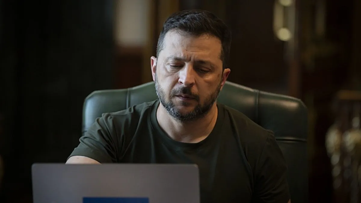 Ukrayna Devlet Başkanı Zelenskiy: Şu anda çok yoğun bir haftaya, bir diplomasi haftasına hazırlanıyoruz