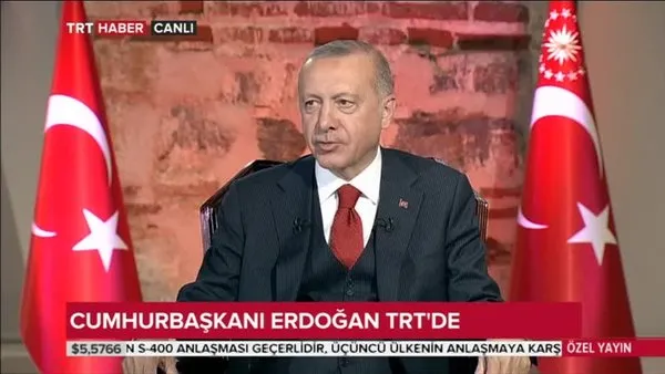 Başkan Erdoğan'dan canlı yayında çok kritik açıklamalar