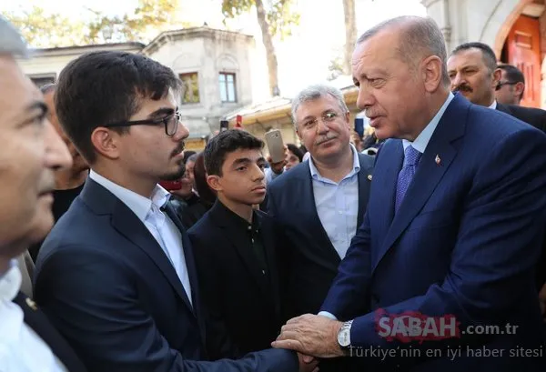 Başkan Erdoğan'a Eyüp Sultan'da sevgi seli
