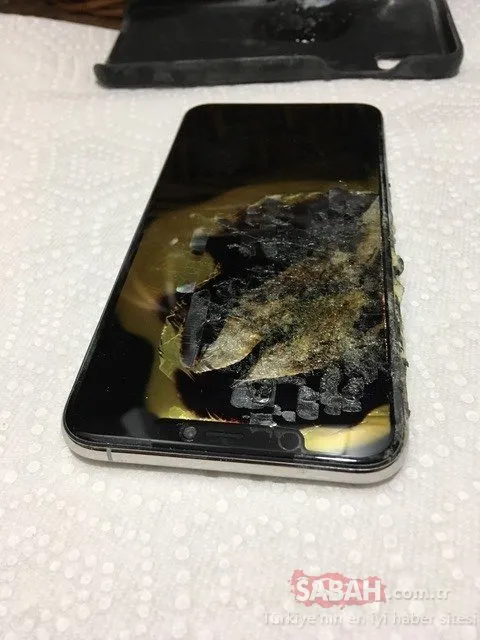 iPhone XS Max cebinde patladı ve alev aldı!