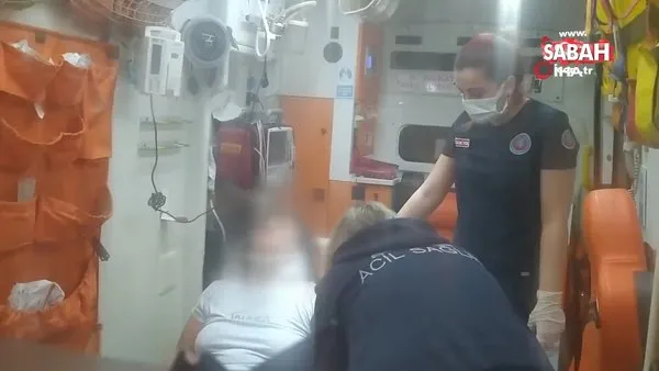 Adana'da kocası tarafından darp edilen kadın hastanelik oldu | Video