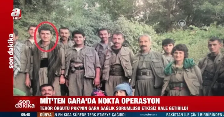 Son dakika: MİT’ten Gara’da nokta operasyon: PKK’nın sözde Gara sağlık sorumlusu etkisiz...