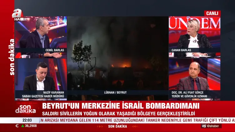 Son dakika: Katil İsrail kana doymuyor! Beyrut’un merkezine bir günde ikinci saldırı