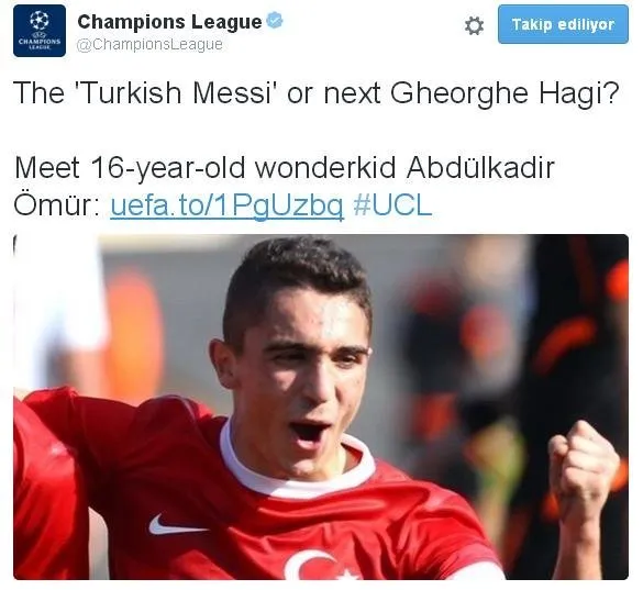 Türk futbolunun yeni yıldızı: Abdülkadir Ömür!