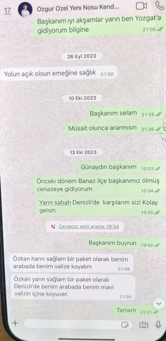 SON DAKİKA… Özgür Özel paraları mavi valizime koy talimatı vermişti… Özkan Yalım o yazışmaları böyle belgeledi!
