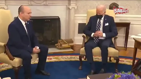 Dünya Joe Biden'ın bu görüntülerini konuşuyor! Joe Biden, İsrail Başbakanı ile yaptığı toplantıda uyudu! | Video