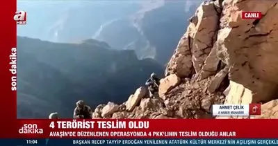 SON DAKİKA: PKK’lı teröristlerin teslim olduğu anlar kamerada