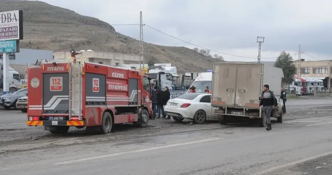 Şırnak Cizre’de trafik kazası: 5 yaralı