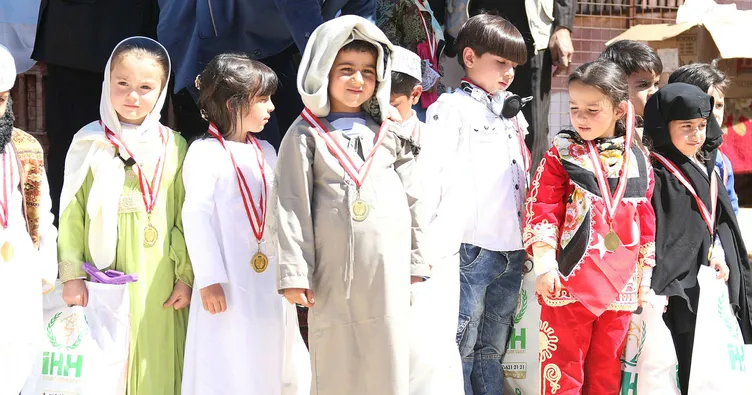 Suriyeli çocuklardan dünyaya mesaj