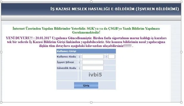 Is Kazasi Bildirimi Nasil Yapilir Ekonomi Haberleri